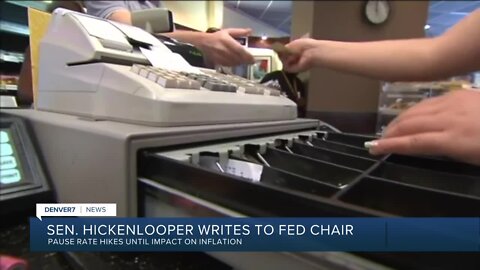 Senator Hickenlooper urges pause on raising interest rates