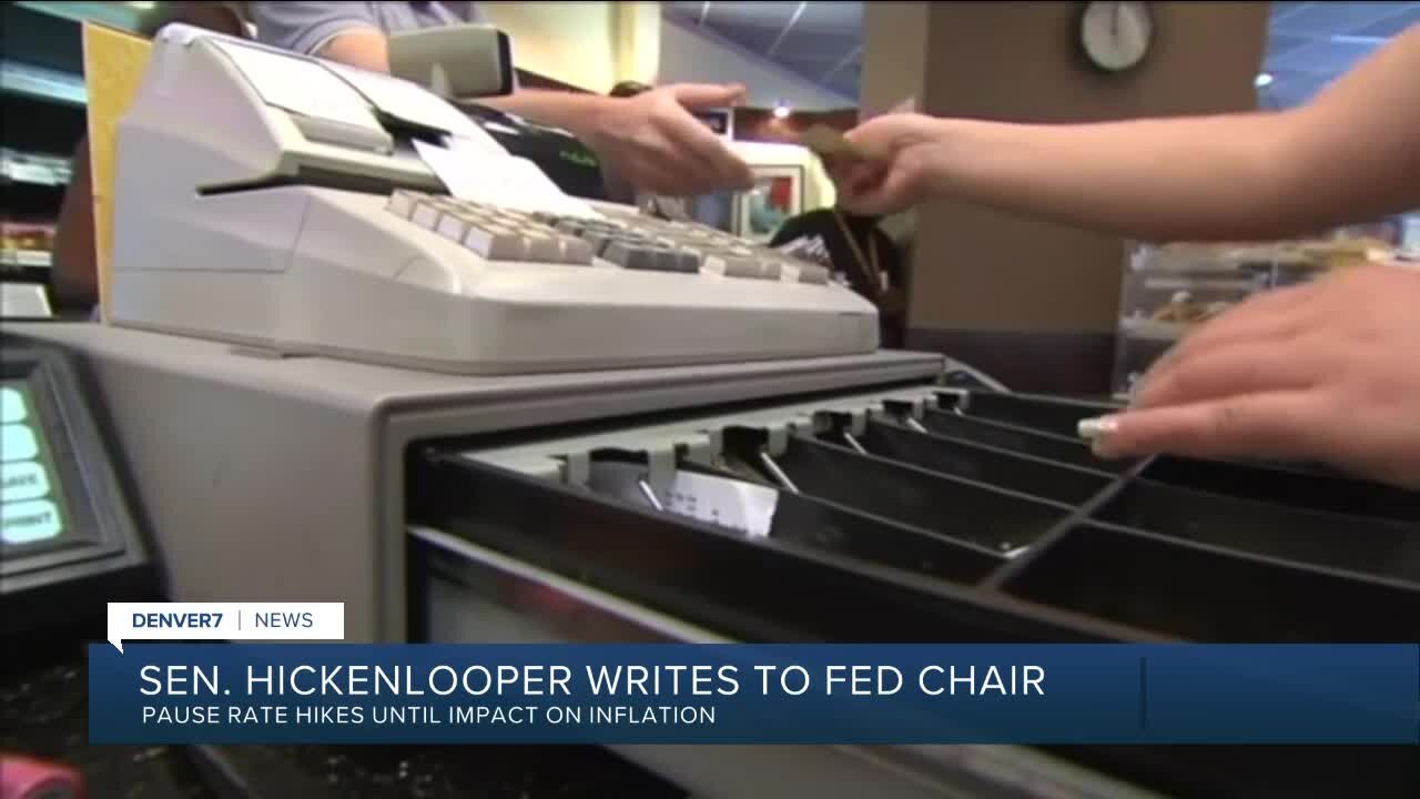 Senator Hickenlooper urges pause on raising interest rates
