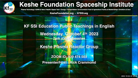 Keshe Plasma Reactor Group 2023-10-04-T1