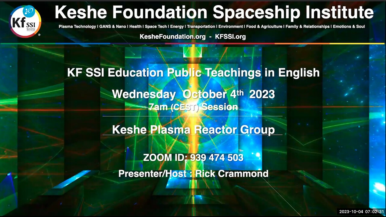 Keshe Plasma Reactor Group 2023-10-04-T1