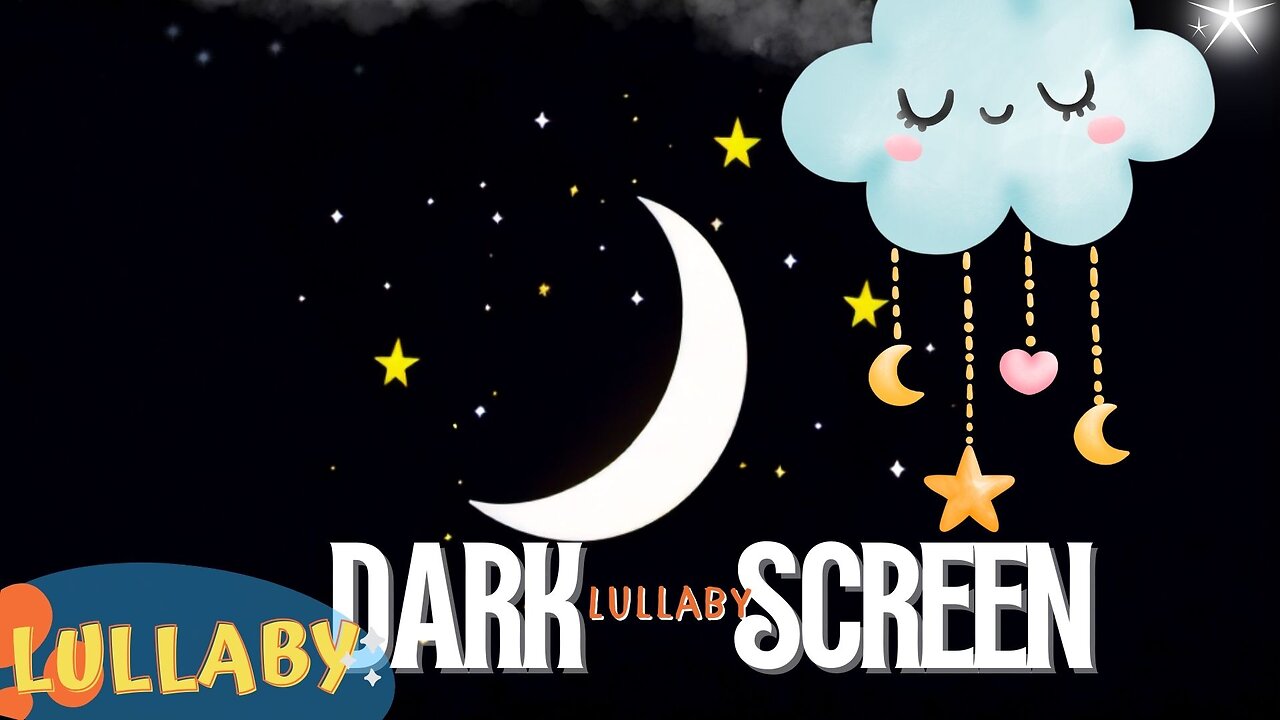 ✨ 4-Hour Black Screen with Night Sounds Lullaby Perfect Baby Sleep Music for Instant Sleep