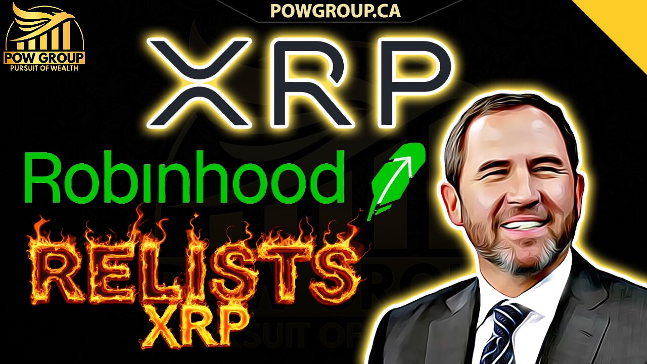 BIG News: Robinhood Relists XRP, XRP Pennant Explosion Incoming