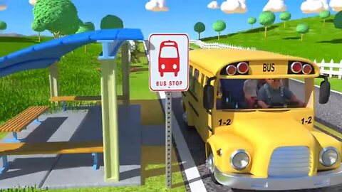 Wheels on the Bus | Nursery Rhymes & Kids Songs