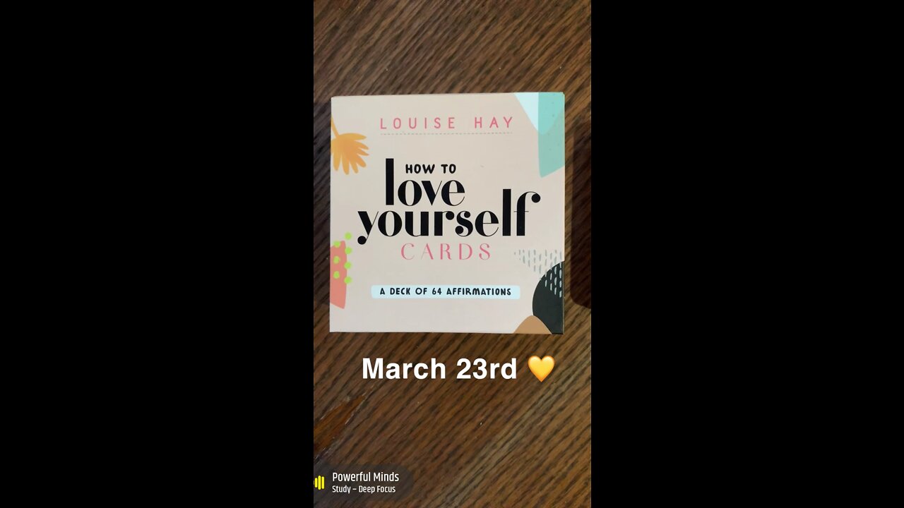 March 23rd oracle card: powerful mind