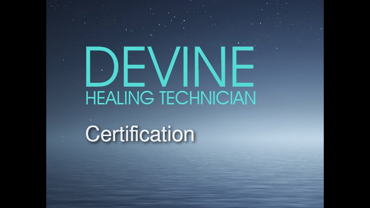 Divine Healing Technician Certification