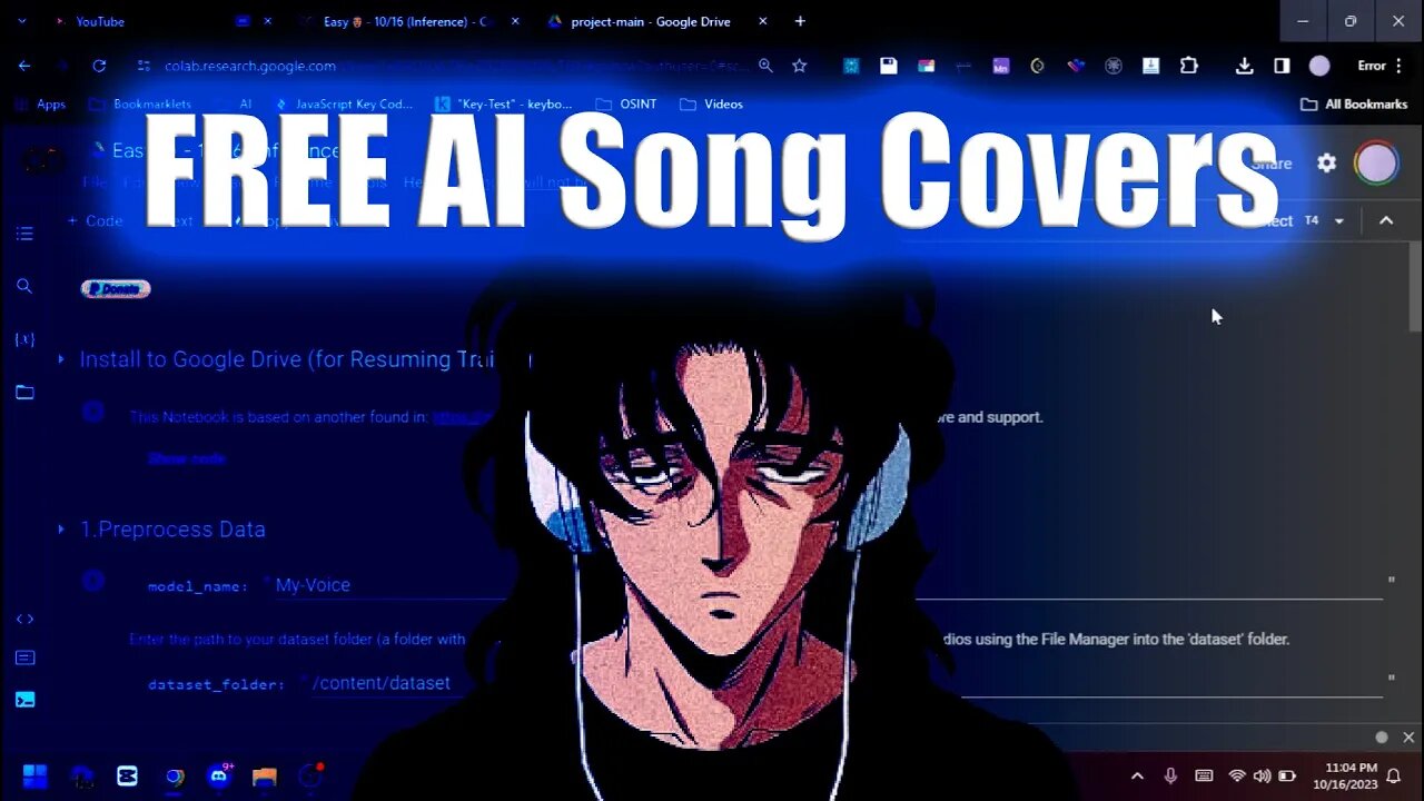 AI Voice Cloning (UPDATED TUTORIAL) FREE Song Covers