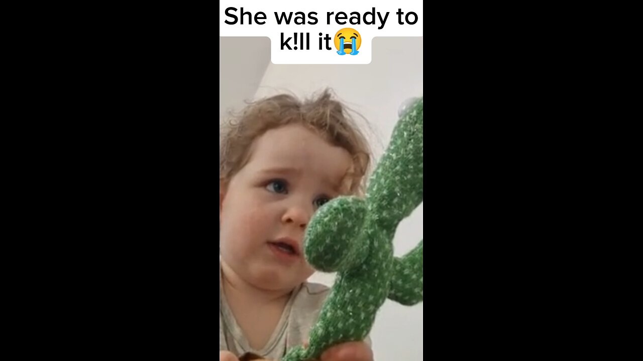 She was ready to kill it 😂