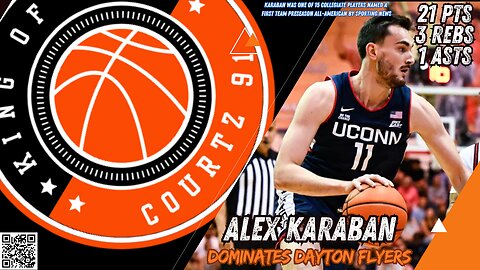 🎥 Alex Karaban’s Big Night for UConn!