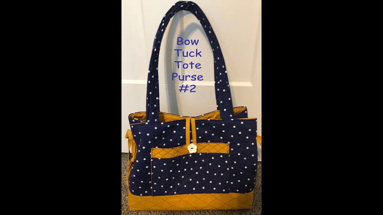 Bow Tuck Tote Purse #2