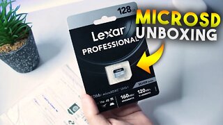 Cartão MicroSD Lexar Professional - Unboxing e detalhes