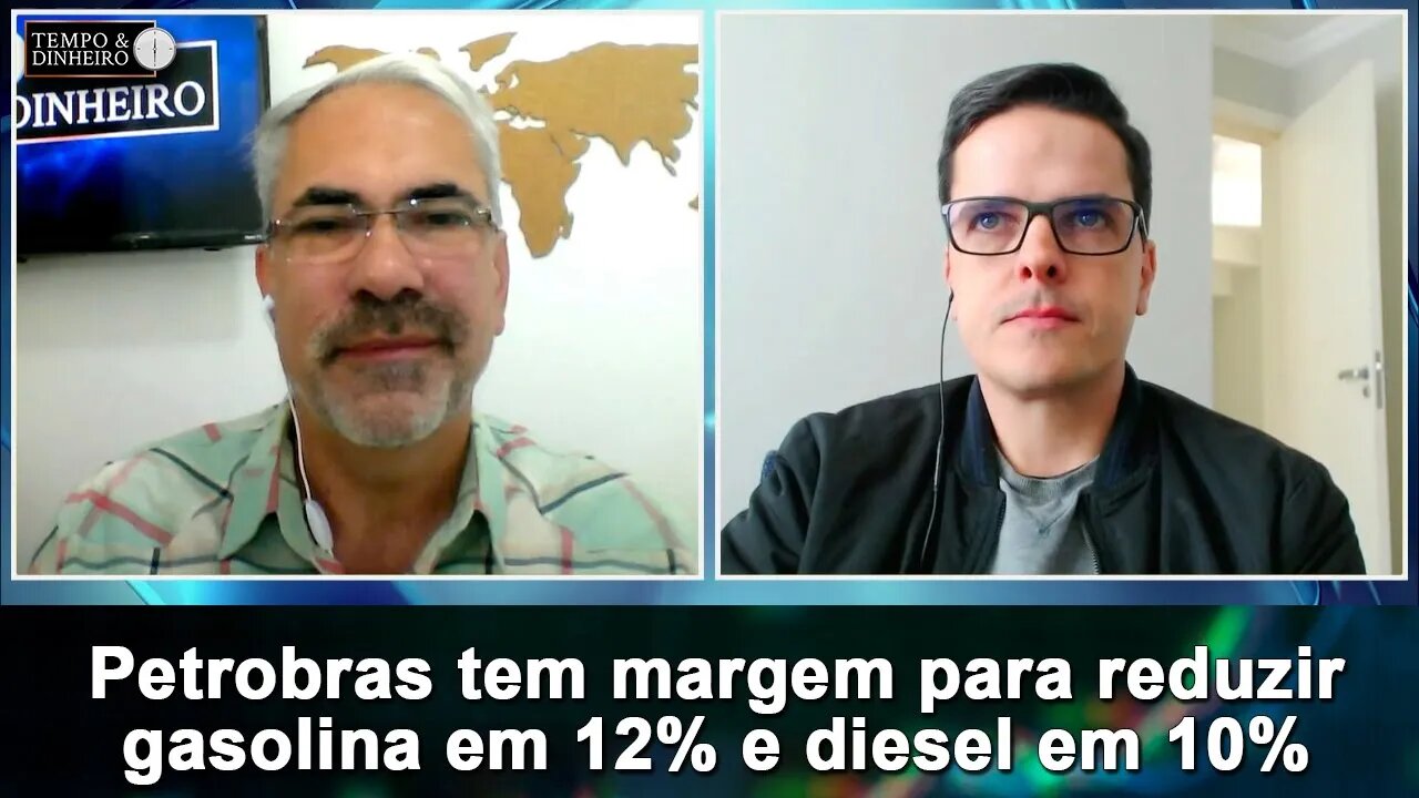 Petrobras tem margem para reduzir gasolina em 12% e diesel em 10%