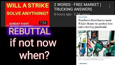 REBUTTAL|Yes a strike can solve something|FIX THE CURRENT LAW