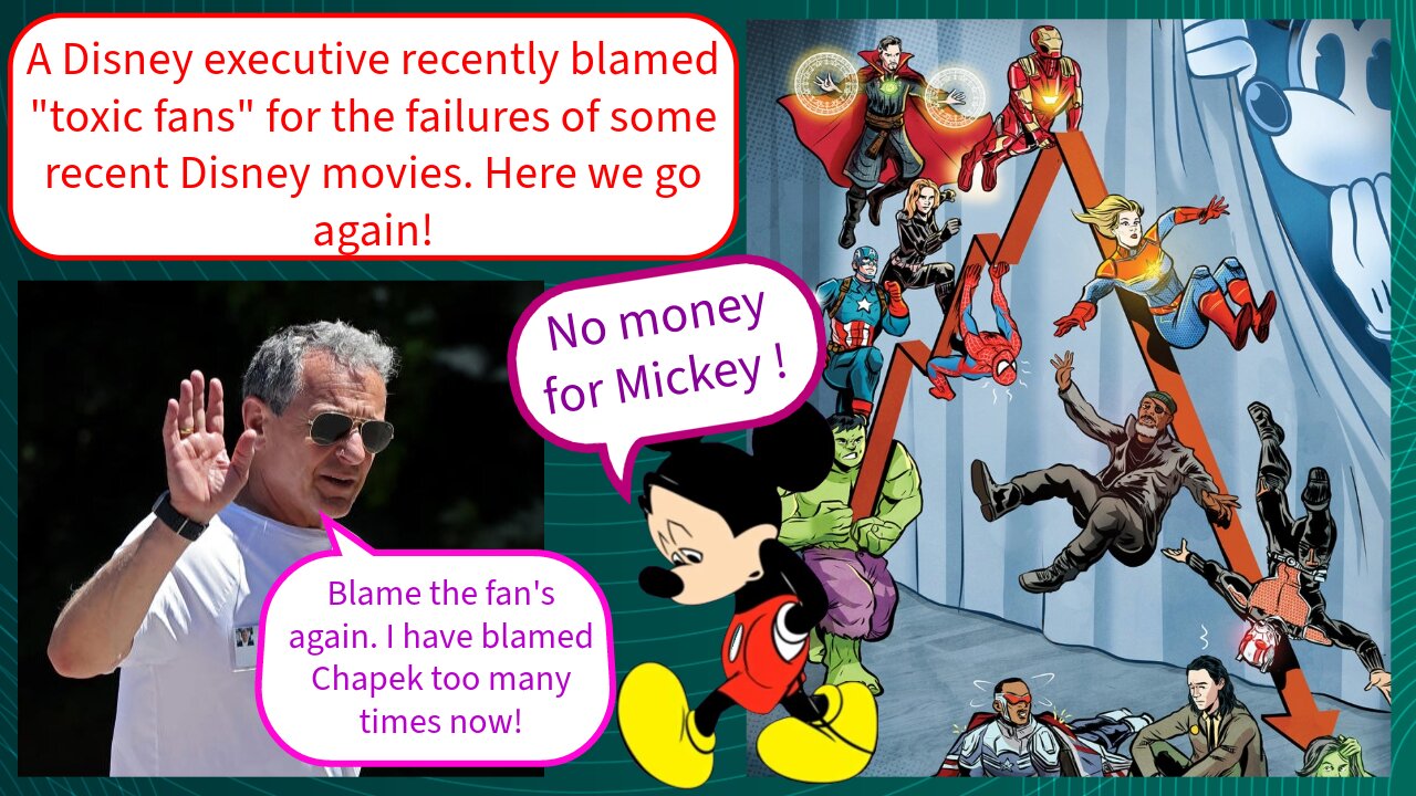 Disney Executive Puts The Blame On "Toxic Fans" For Recent Movie Flops