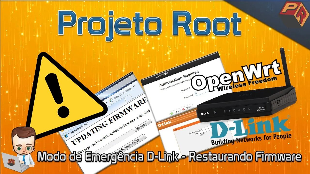 Como restaurar o firmware original do roteador D-Link