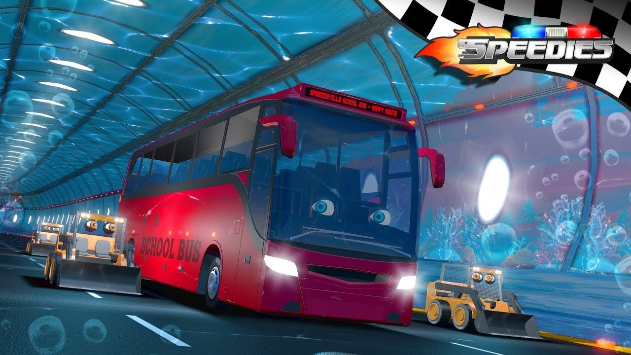 The Wheels On The Bus Under the sea | Speedies Car Cartoons Videos for Children