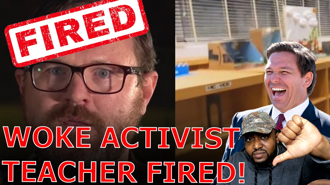 Woke Activist Teacher FIRED After Attempt To 'Expose' Ron DeSantis 'Book Banning' BACKFIRES!