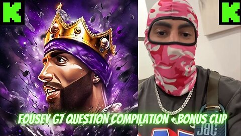 FOUSEY G7 QUESTION Compilation + BONUS Clip #kickstreaming