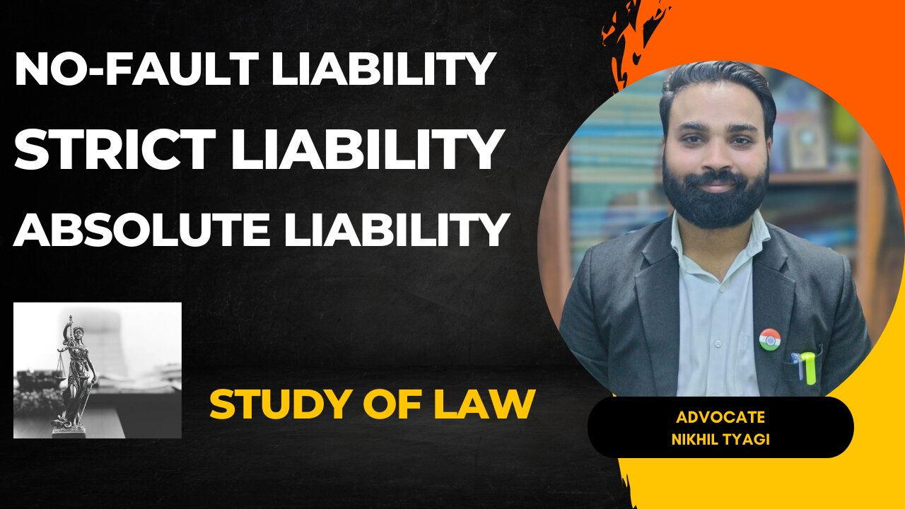 Strict Liability and Absolute Liability | No fault Liability | Law of Torts | DETAIL EXPLAINED