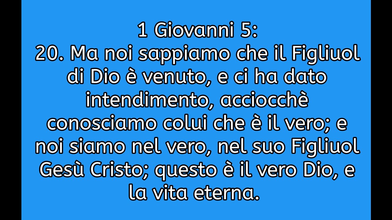 1 GIOVANNI CAP.5 CHI SONO I FIGLI DI DIO?