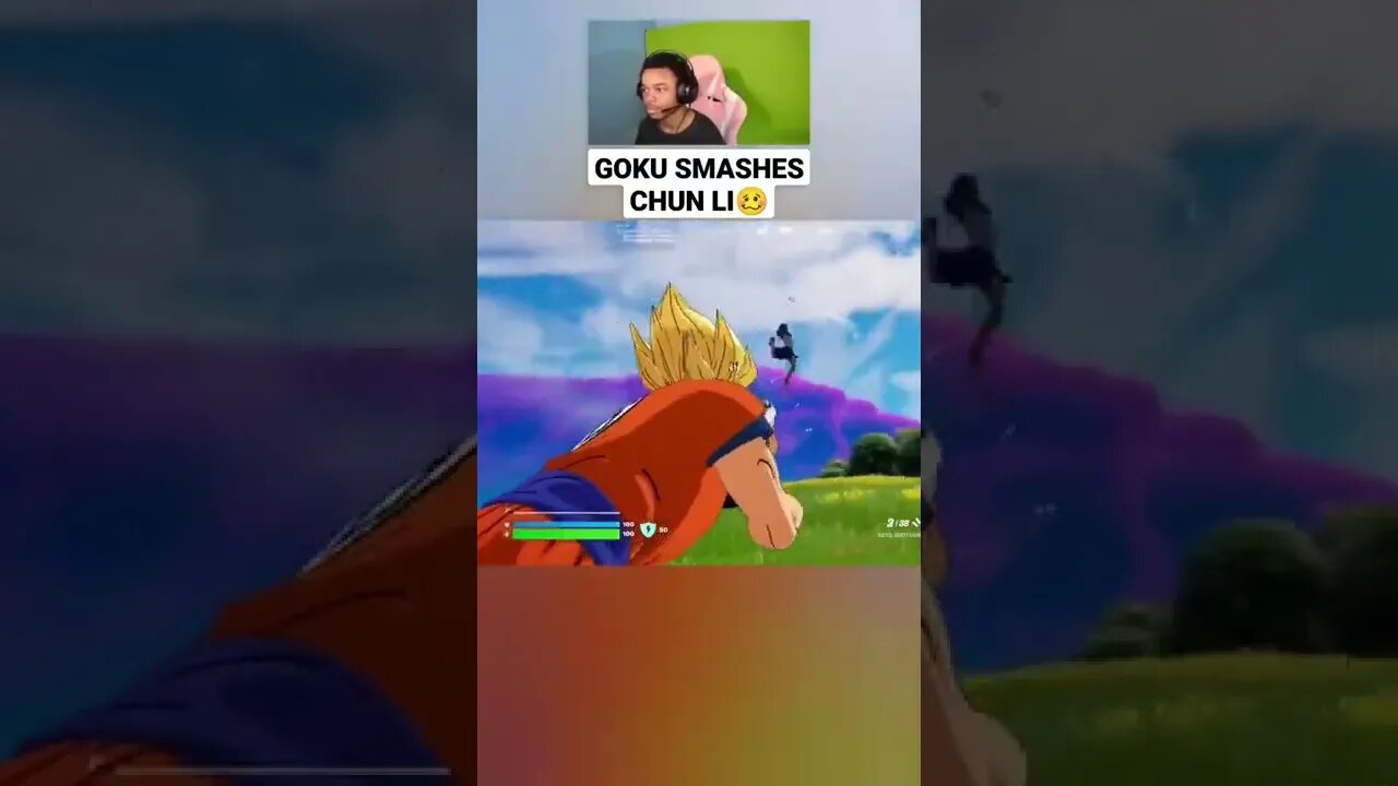 GOKU SMASHES CHUN LI