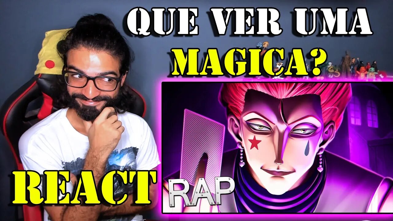 REACT - ♫ Hisoka (Hunter x Hunter) Loucuras, Mortes e Mágicas | Gabriza (Prod. MK)