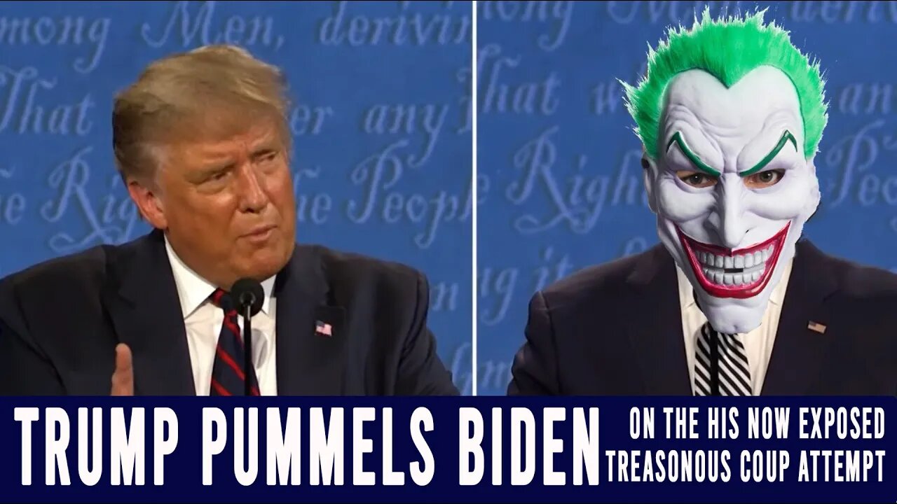 Trump Pummels Biden in Final Two Minutes of Debate on the Failed Coup Attempt