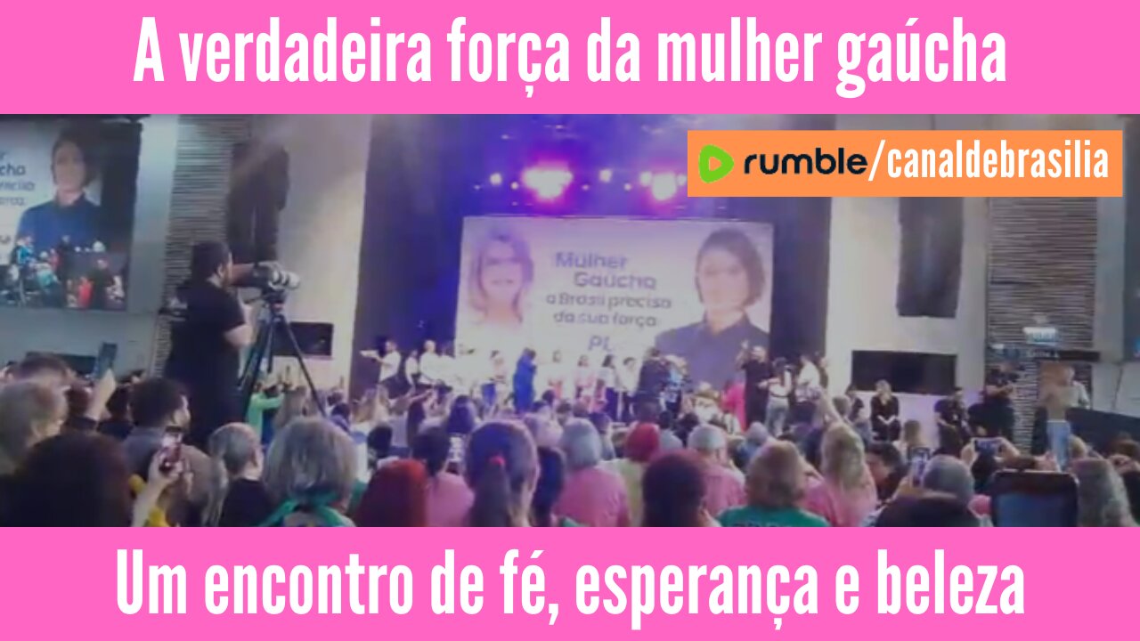 Michelle em Porto Alegre e a força da mulher gaúcha