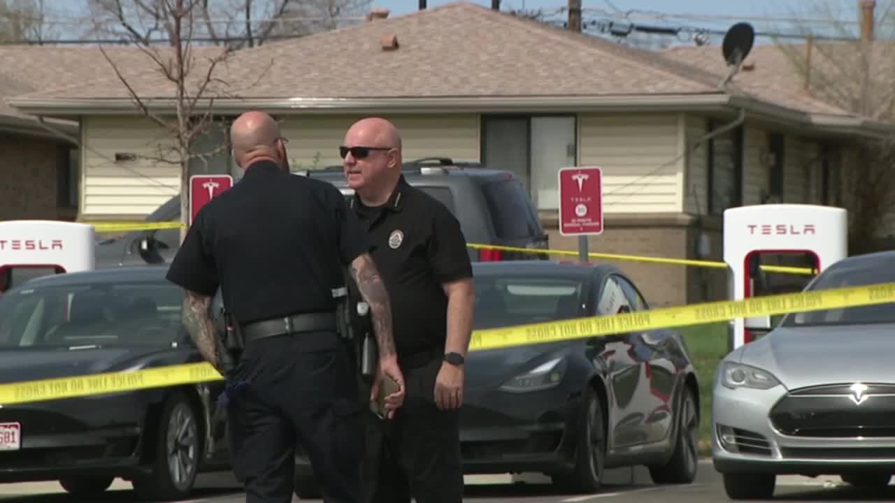 Raw video: Fight over Tesla charging station leads to shooting in Edgewater, police say