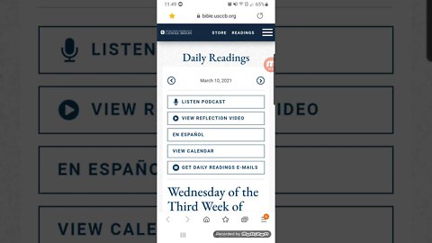 Jesus is our Savior/ Bible reading March 10 / 2021