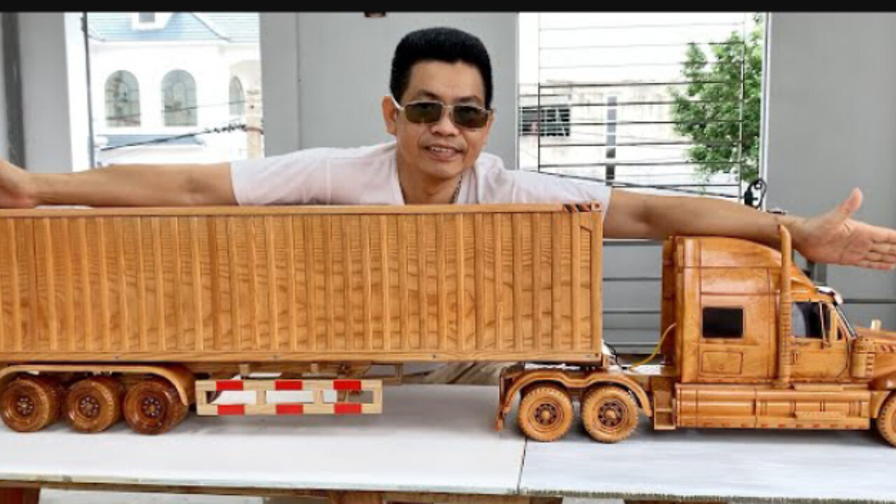 Wood Truck Making Art 🚚🚚