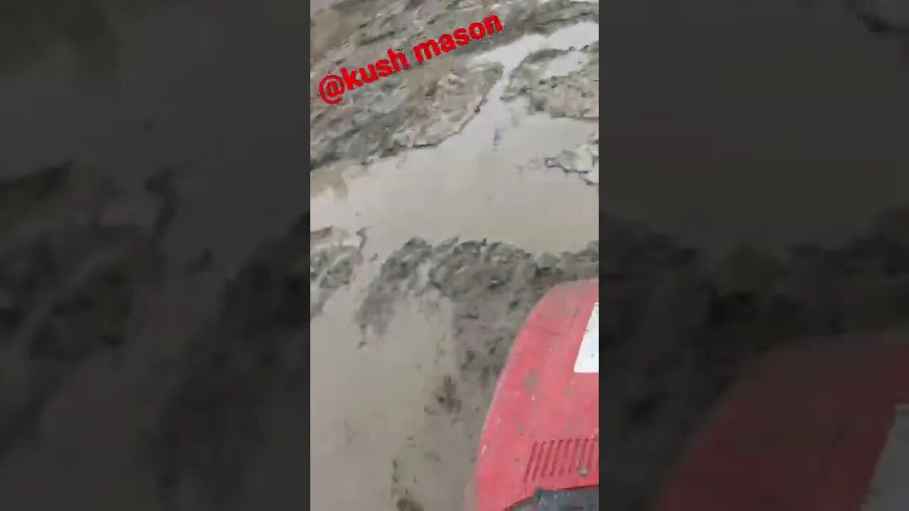 Mudding in a power wheel