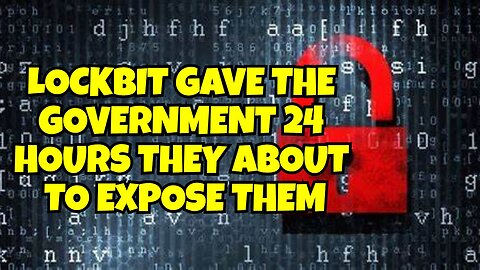 HURRY WATCH THIS VIDEO FEDERAL REVSERVE HACKED LOCKBIT ABOUT TO EXPOSE THE GOVERNMENT
