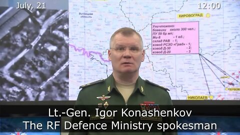 Russian Defence Ministry report on the progress of the special military operation in Ukraine!