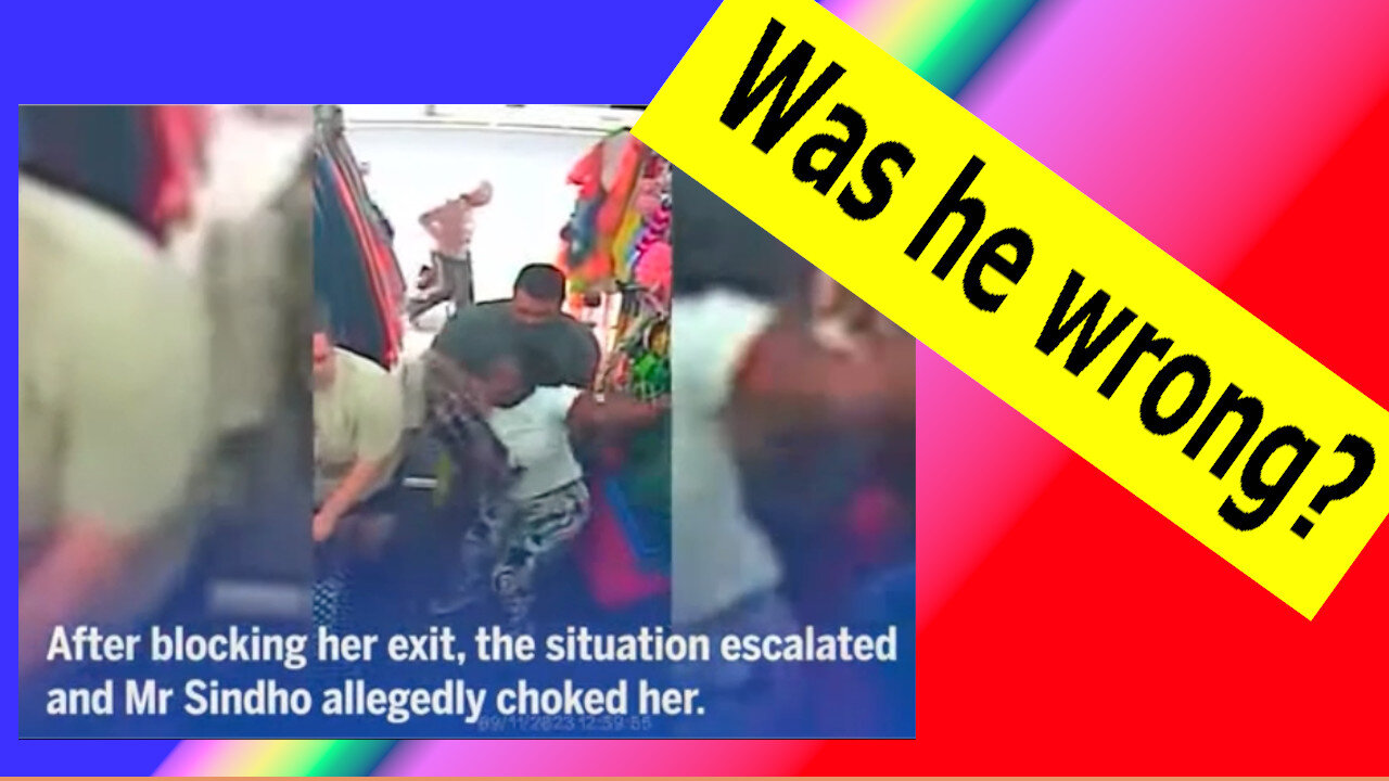 Shopkeeper defends his property - and the media are up in arms.