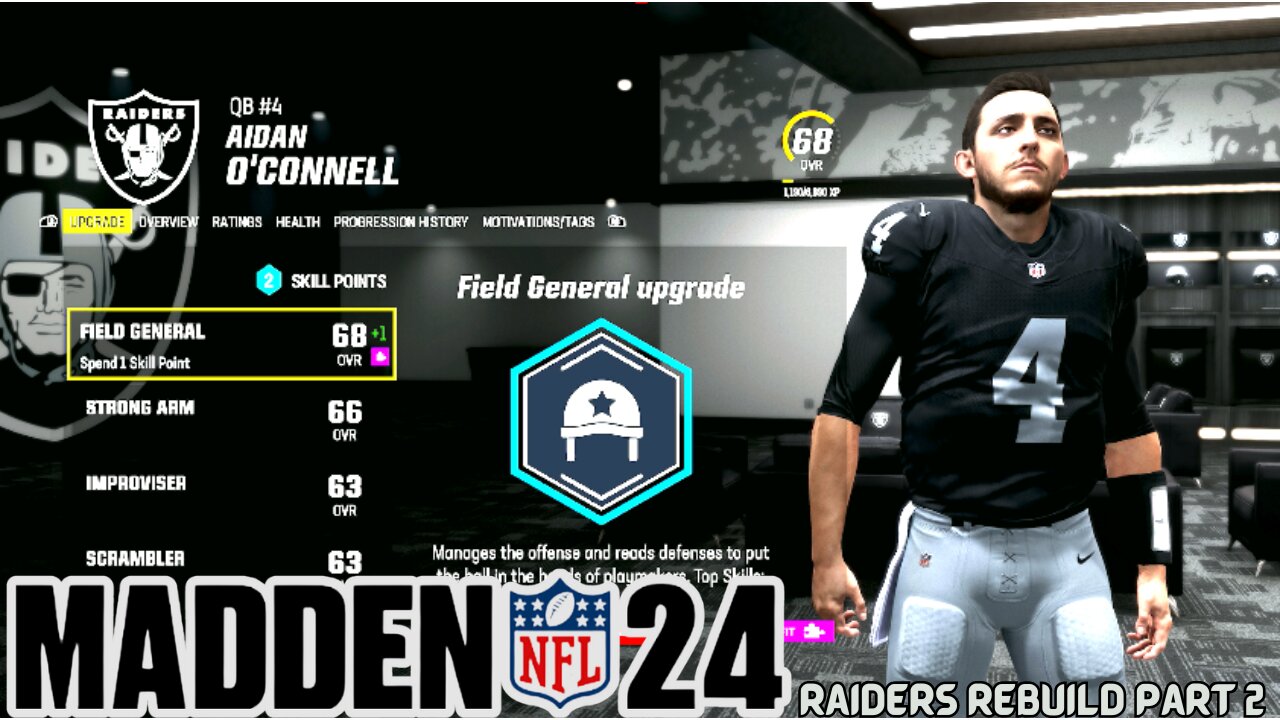 Madden 24 Raiders Rebuild Part 2 || Can We Win With AOC?