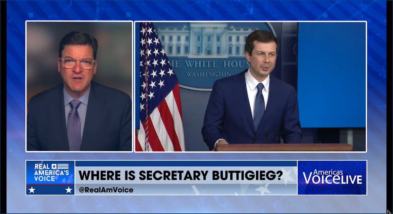 Where is Transportation Secretary Buttigieg?