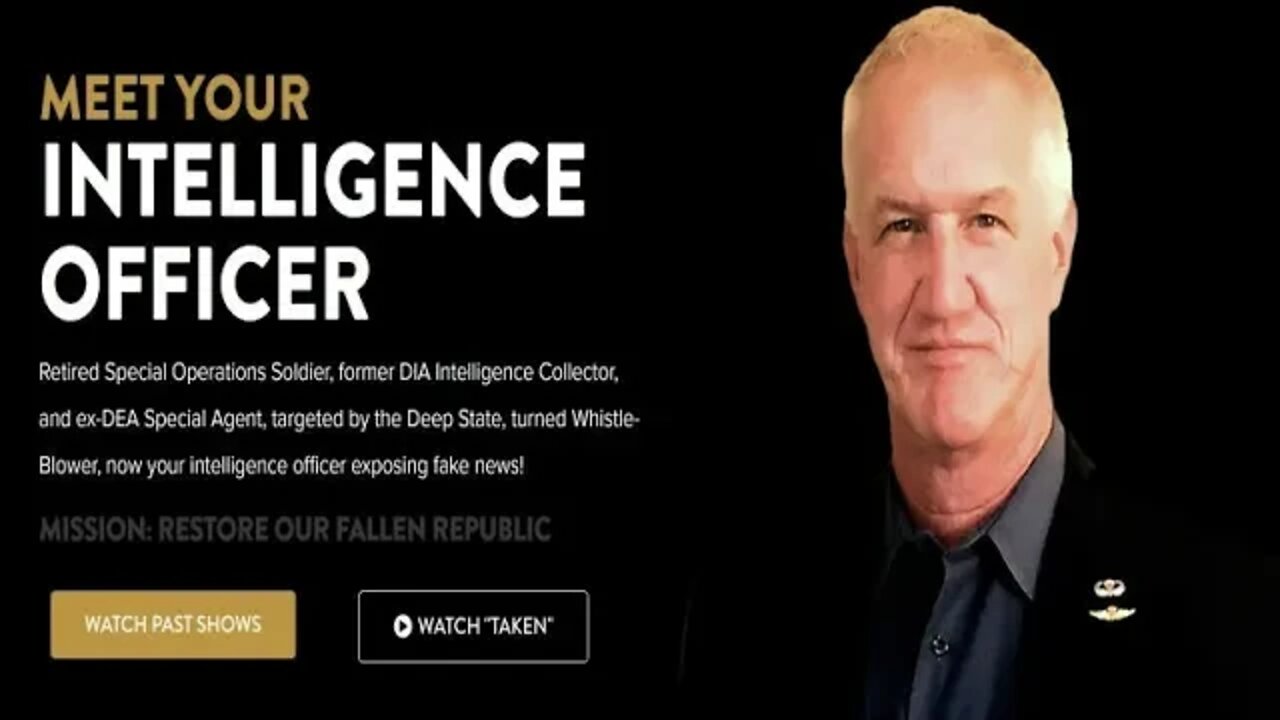 Maj. Jeffrey Prather (RET.) ex-Special Forces Military Veteran, DEA Agent/DIA Intel Collector