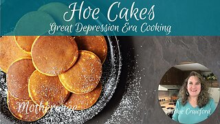 Hoe Cakes - Depression Era Cooking - 2 ingredients #prepper