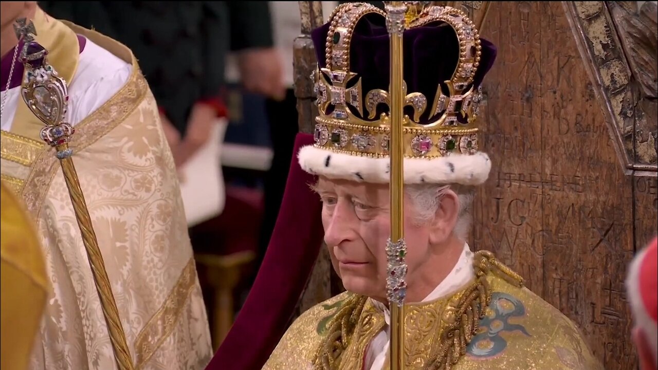 The Moment King Charles III Was Crowned