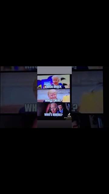 Knock Knock? Whose there? #joebiden #donaldtrump #hilarious #jokes #funny