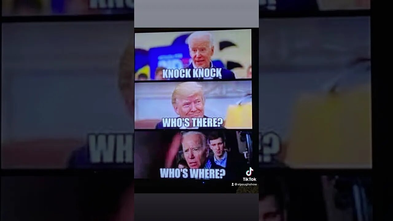 Knock Knock? Whose there? #joebiden #donaldtrump #hilarious #jokes #funny