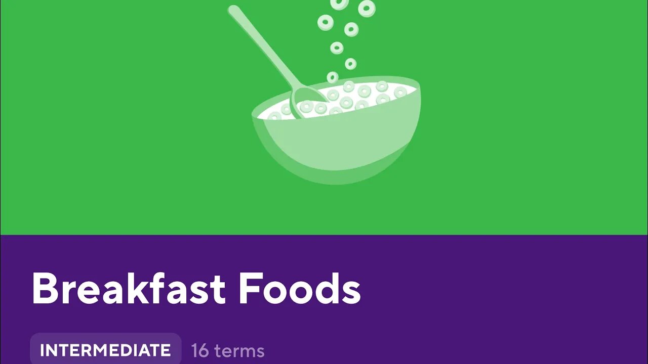 Breakfast foods