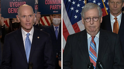 Sen. Rick Scott says he will challenge Sen. McConnell for leader