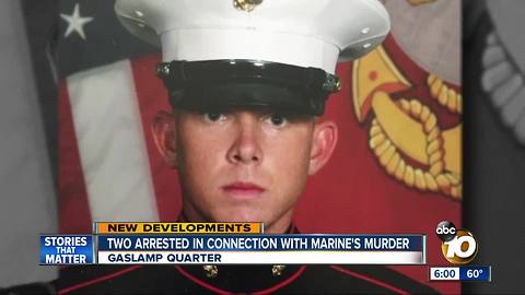 Two arrested in connection with gruesome death of a Camp Pendleton Marine