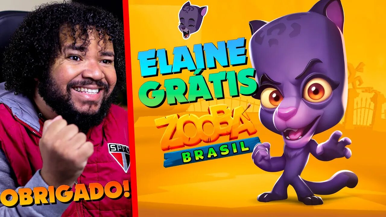 GANHEI A ELAINE GRÁTIS! TODOS VÃO GANHAR? | OBRIGADO ZOOBA: Jogo de Batalha Animal