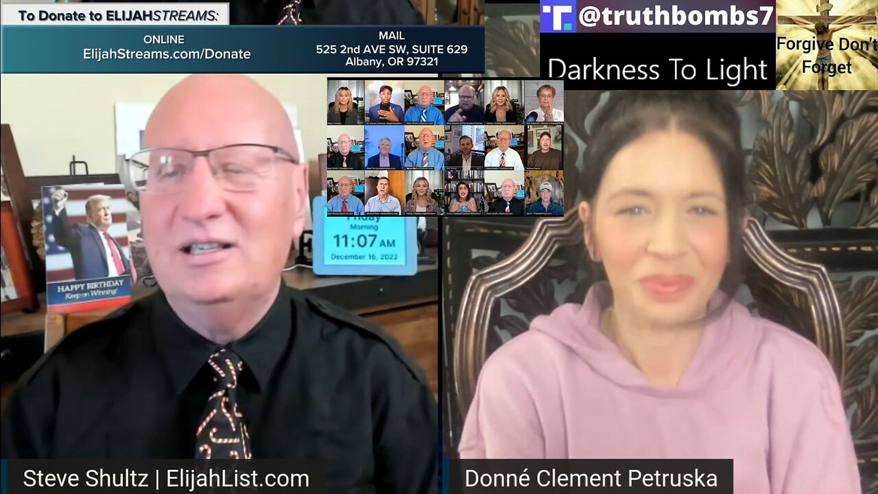 12/16/2022 DONNE CLEMENT PETRUSKA: “LOST PROPHECIES REVEALED! A NEW PROPHETIC TIMELINE!”