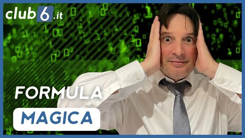 VI SVELO LA FORMULA MAGICA PER AVERE SUCCESSO NEL TRADING.