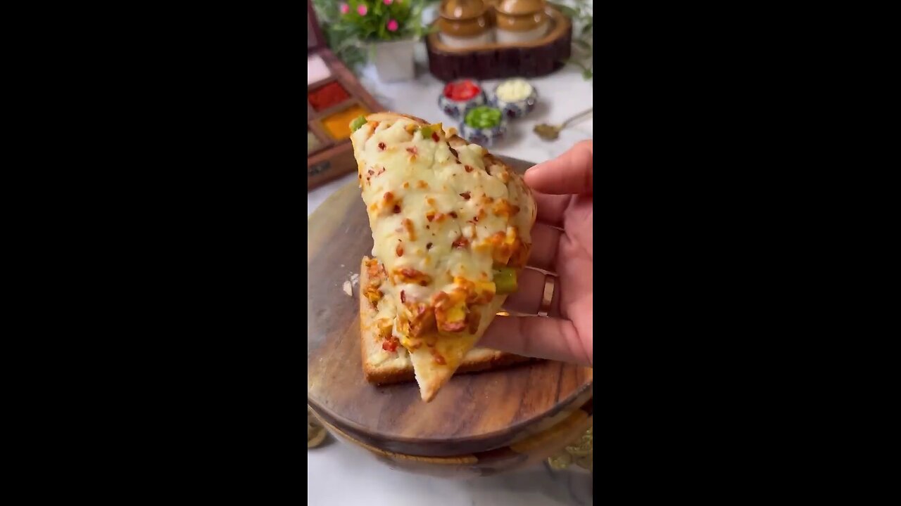 recipe of cheese pneer toast