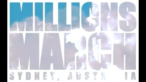 Millions March - Sydney Australia is getting sick up and fed