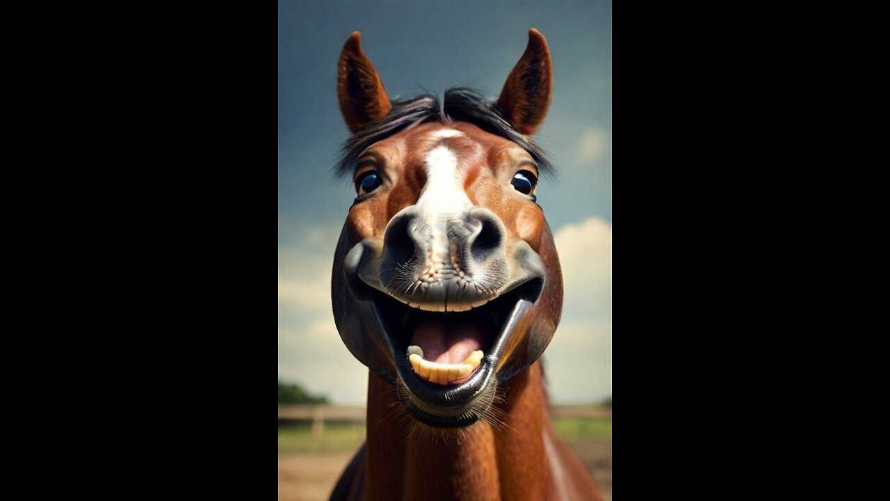 funny horse